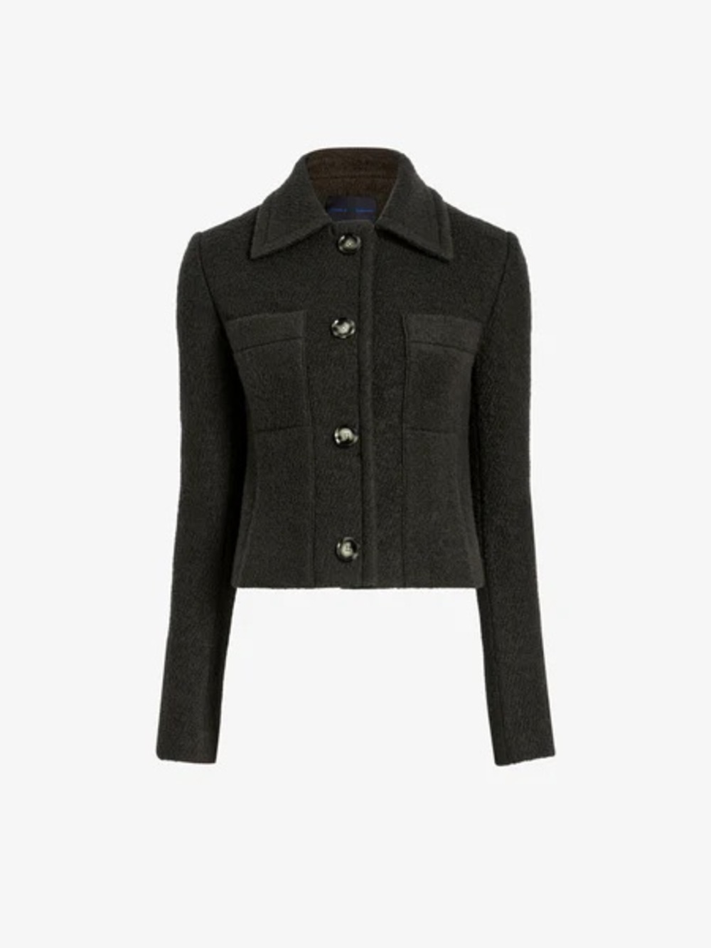 Proenza Schoeler - Kinsley Jacket in Boucle Twill Suiting in size 2 color wood